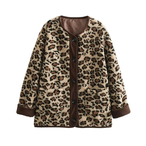 Sofia - Manteau Léopard Femme