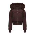 Kurze Damenjacke mit Kapuze - Avenil