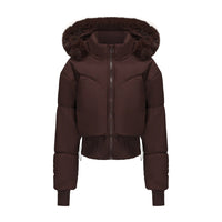 Veste courte à capuche pour femme - Avenil