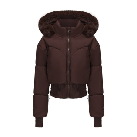 Veste courte à capuche pour femme - Avenil