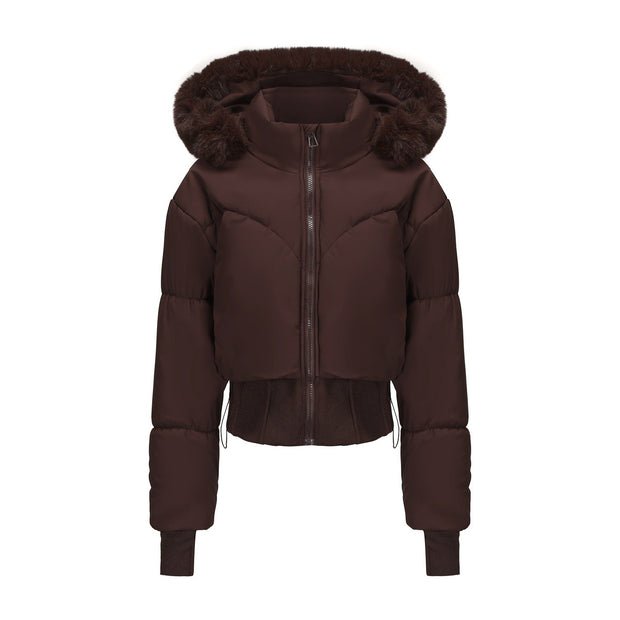 Veste courte à capuche pour femme - Avenil