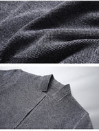 Herrenstrickjacke mit Mao-Kragen - Karl