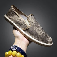 Chaussures plates pour hommes sans lacets modèle périodique - Arlen
