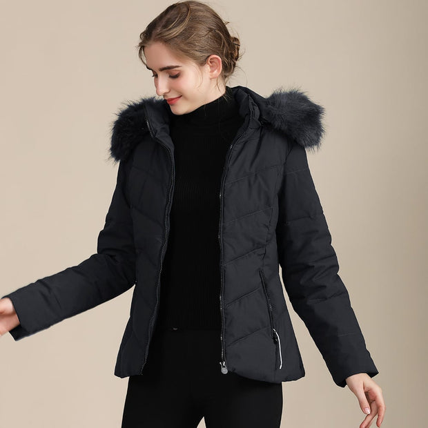 Veste matelassée à capuche pour femmes - Selina