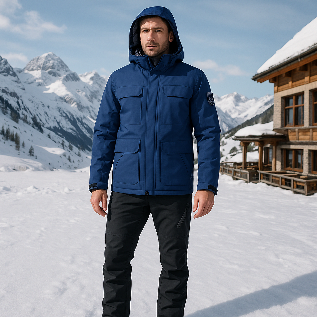 Wasser- und winddichte Skijacke für Herren - Frostmark