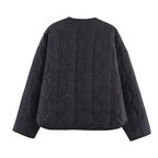 Gesteppte Jacke mit Schleifenmuster - Maeren