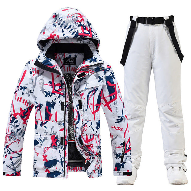 Combinaison de ski unisexe imperméable et coupe-vent - Nivor