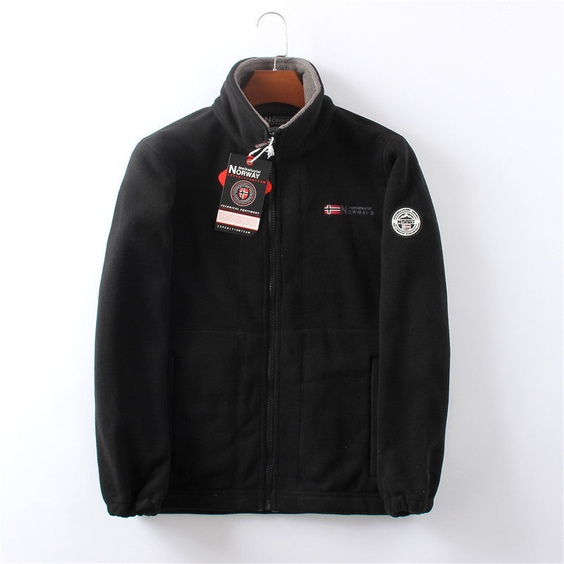 Warme Herrenjacke mit Fleece-Effekt - Eirik