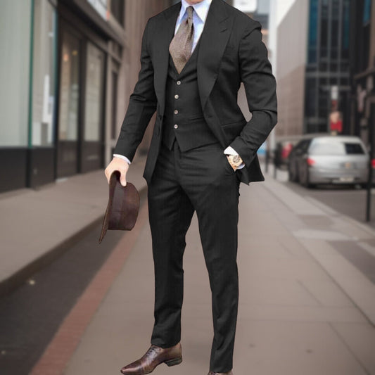 Alessio - Costume sur mesure 3 pièces de haute qualité