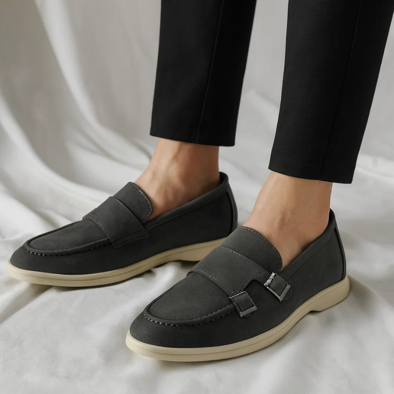 Modische Herren Slipper mit doppelter Schnalle - Gael