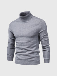 Pull à col roulé pour hommes, lavable