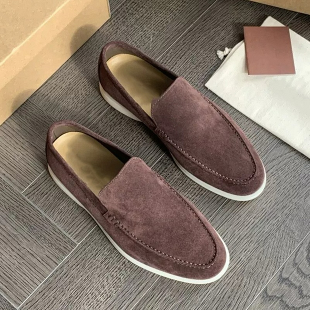 Bandit - Mocassins décontractés en daim pour hommes