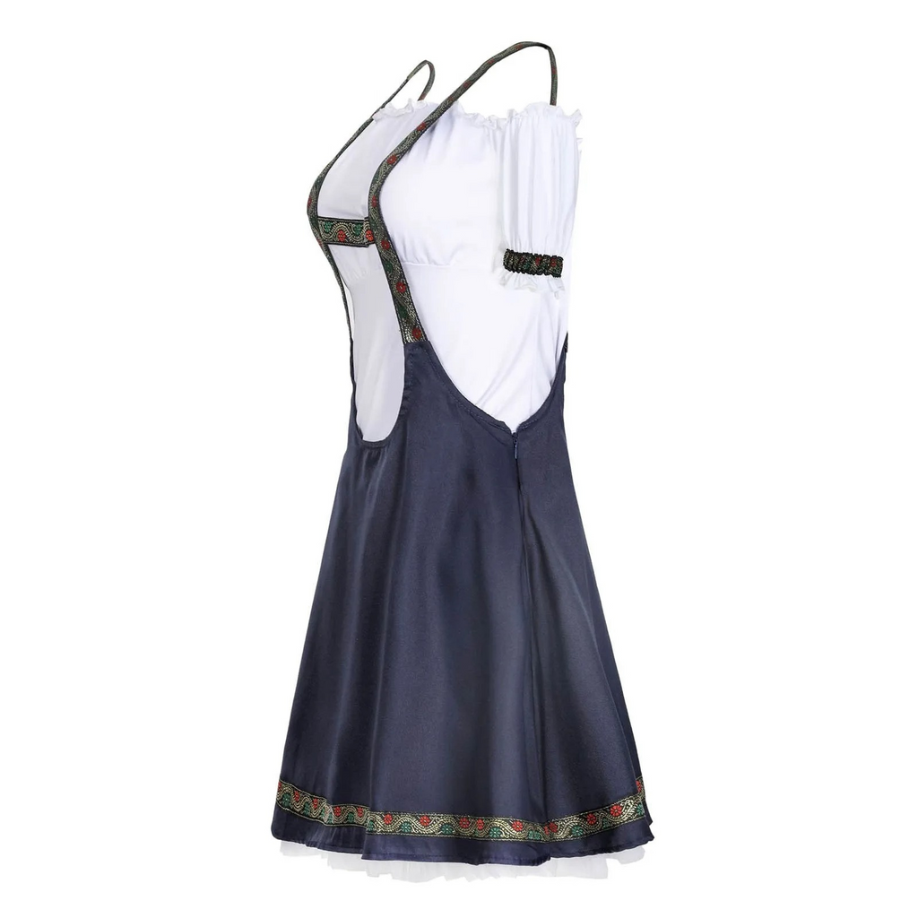 Damen Trachten Minikleid mit Hosenträgern - Leny