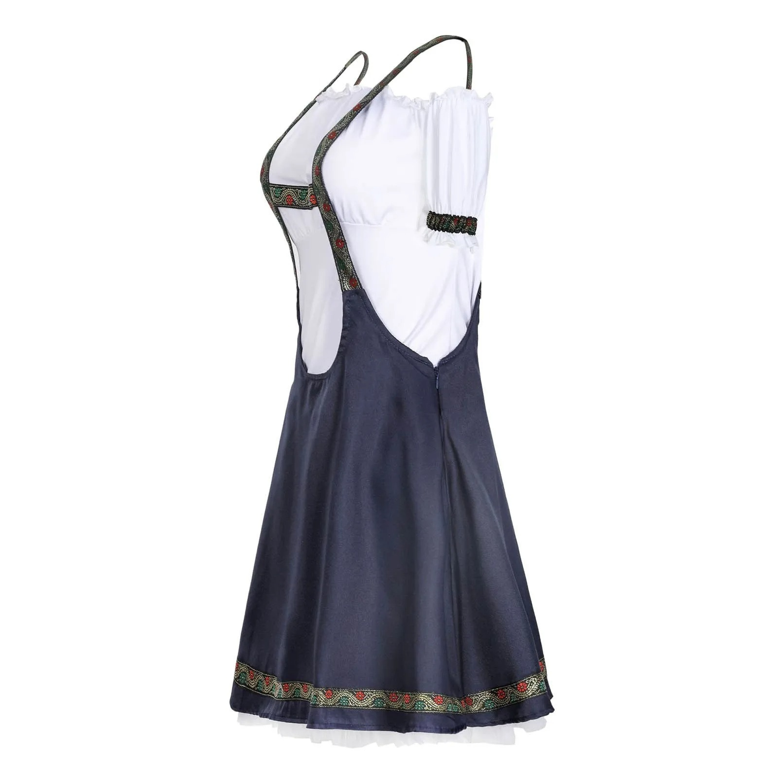 Damen Trachten Minikleid mit Hosenträgern - Leny