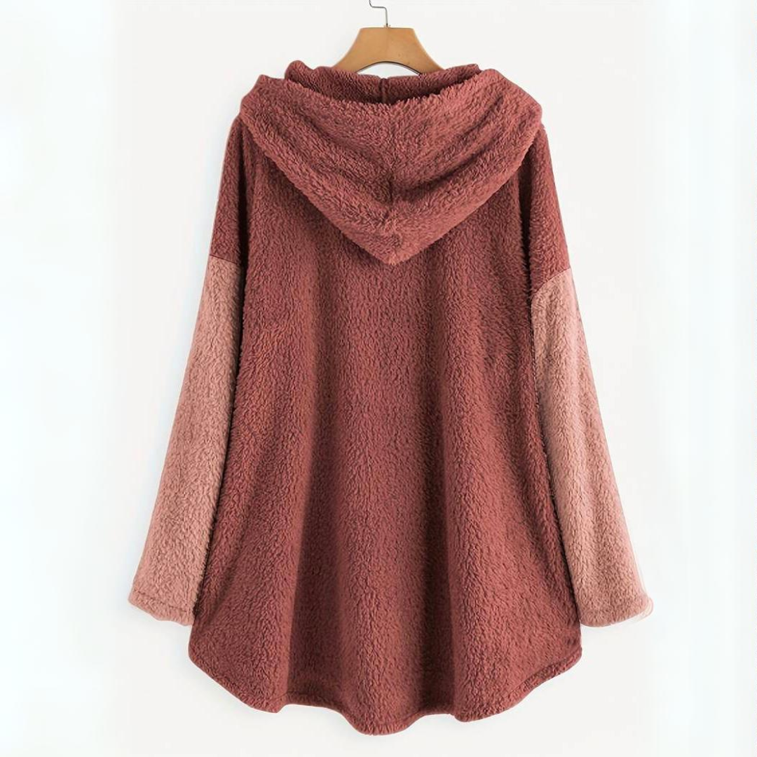 Loes - Warmer flauschiger Katzen-Hoodie