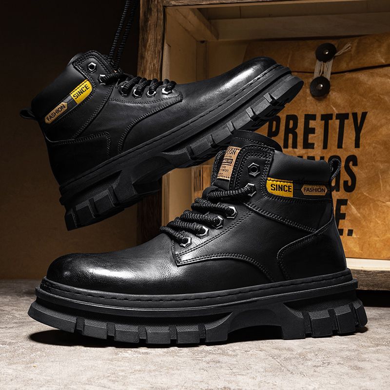 Schwerer Herrenstiefel mit robustem Design - Vemundr