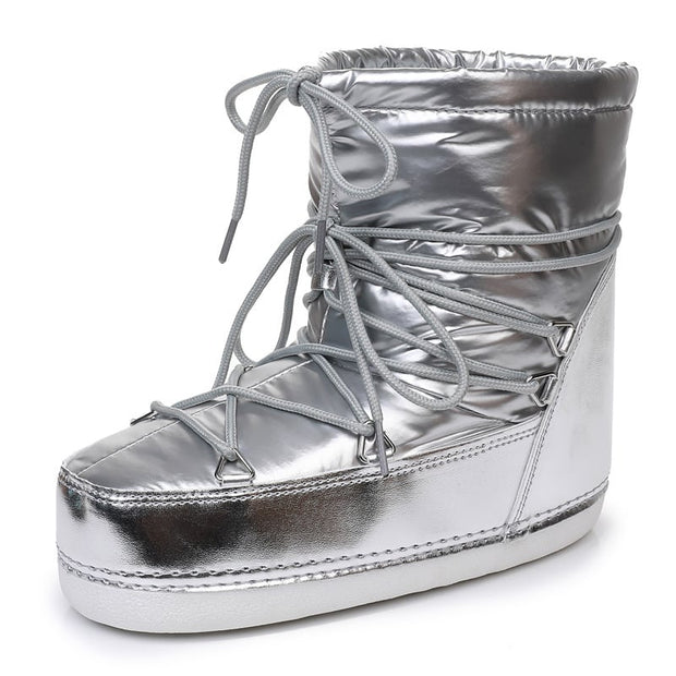 Wasserdichte, gepolsterte Schneestiefel für Damen - Kolesa