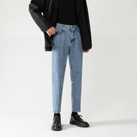 Herrenjeans mit hoher Taille und konischem Schnitt - Torvild