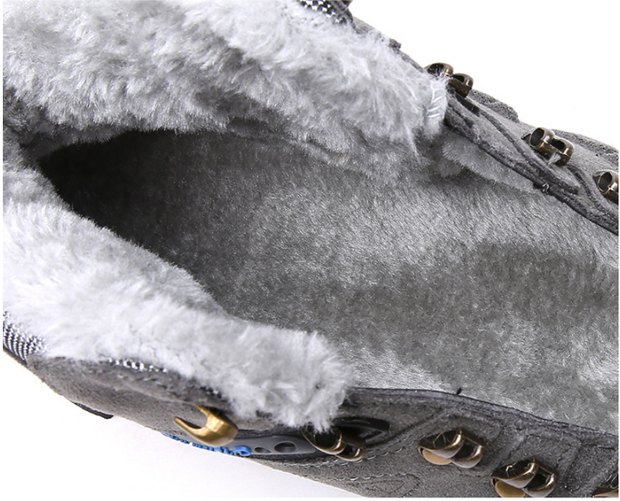 Herren-Wanderstiefel mit Traktionssohle und Thermofutter - Roland