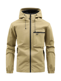 Herrenjacke für die Übergangszeit mit Kapuze und Taschen - Chester
