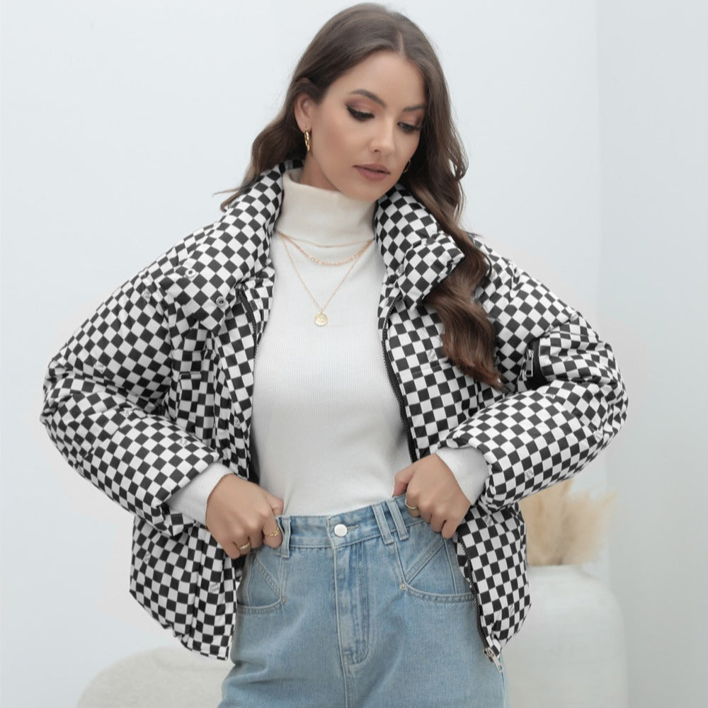 Steppjacke aus Baumwolle für Frauen - Alvilda