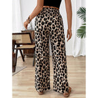 Damen-Baggy-Hose mit Leopardenmuster im lässigen Stil - Camila