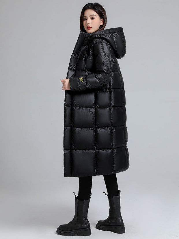 Veste longue à effet matelassé pour femmes - Eryndel