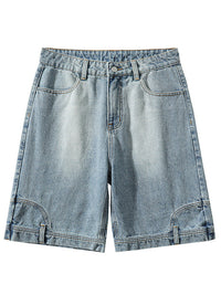 Bermuda en denim ample pour hommes - Hudson