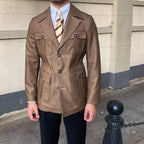 Enzo - Wintermantel mit Schneiderkragen, Haute Couture