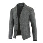 Herrenstrickjacke mit Schalkragen - Emil