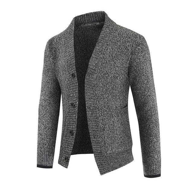 Cardigan en maille à col châle pour homme - Emil