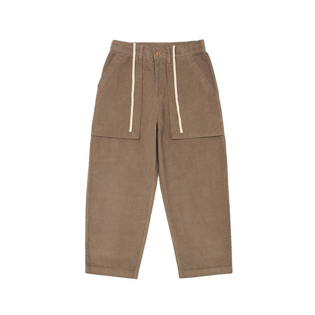 John - Pantalon droit rétro en velours côtelé pour hommes