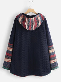 Manteau Vintage à Broderie