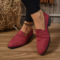 Mocassins féminins avec noeud - Elvira
