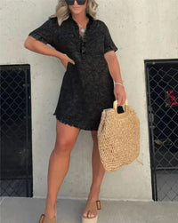 Vera | Casual denim shirt dress