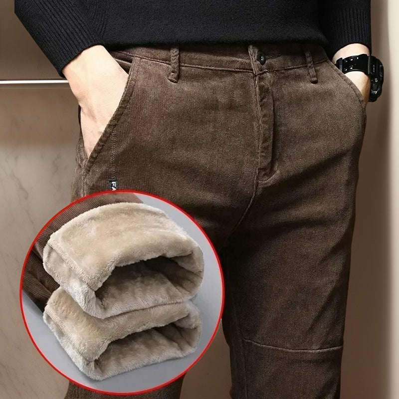 Pantalon d'hiver chaude pour hommes d'affaires