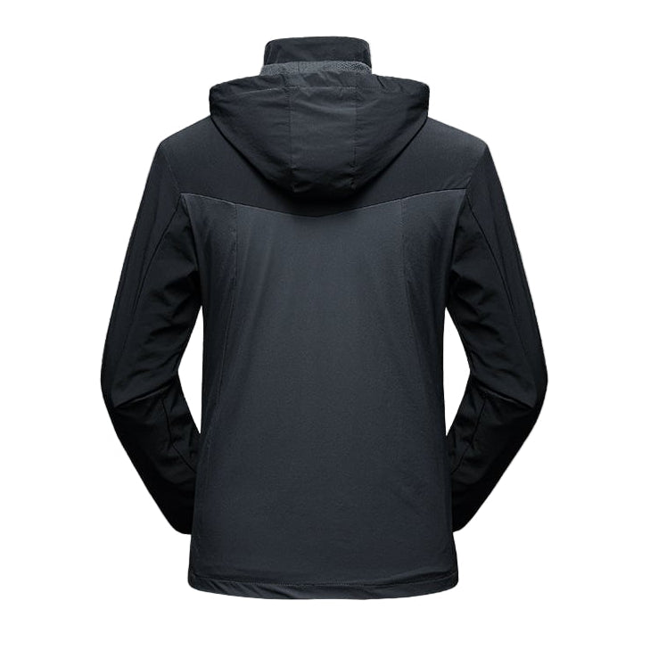 Wasserdichte Herren-Sportjacke mit verstellbarer Kapuze - Damian