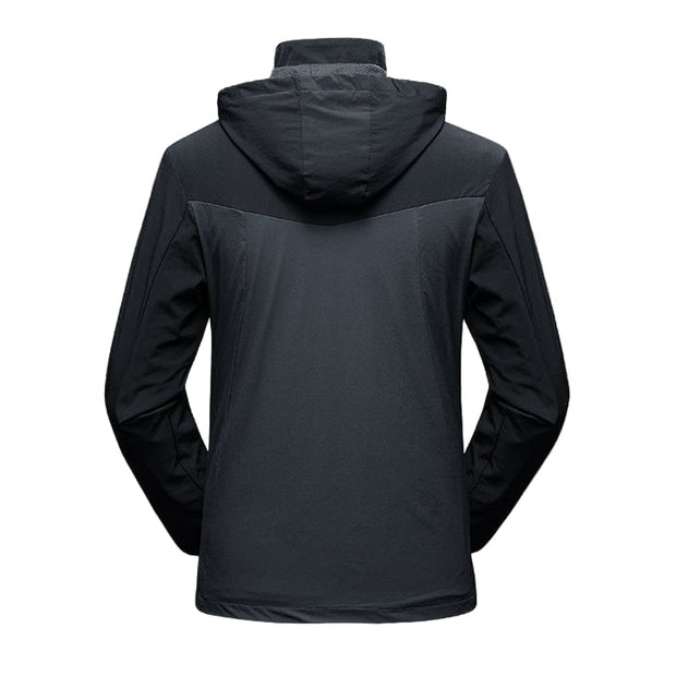 Veste de sport imperméable pour homme avec capuche réglable - Damian