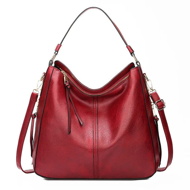 Sanne - Sac à main en cuir souple de créateur