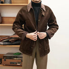 Luxuriöse Cordjacke für Herren im Herbststil - Robinson