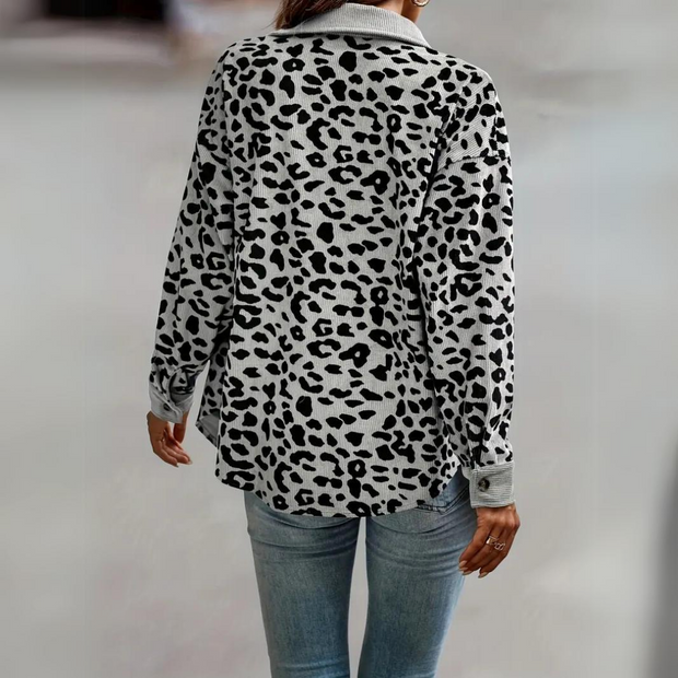 Toos - Veste femme léopard chic
