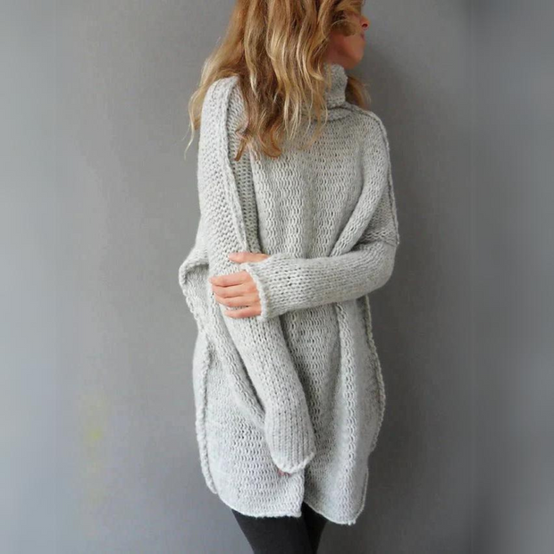Celine - Pull long en maille chaude