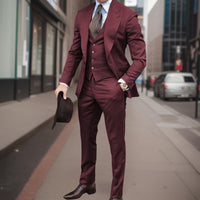 Alessio - Costume sur mesure 3 pièces de haute qualité