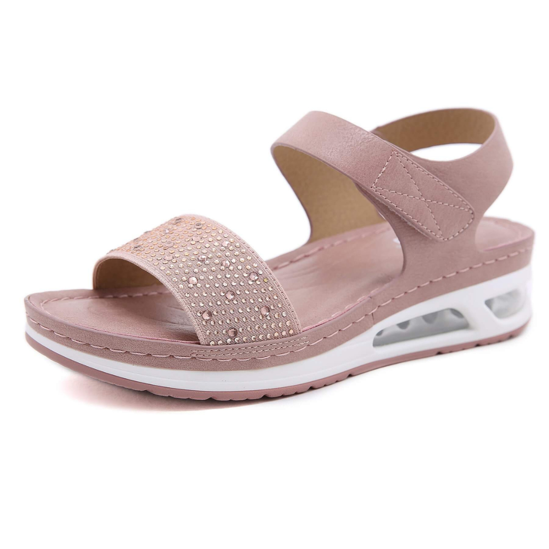 Damen Air Sole Sandalen mit elastischem Riemen - Brooke