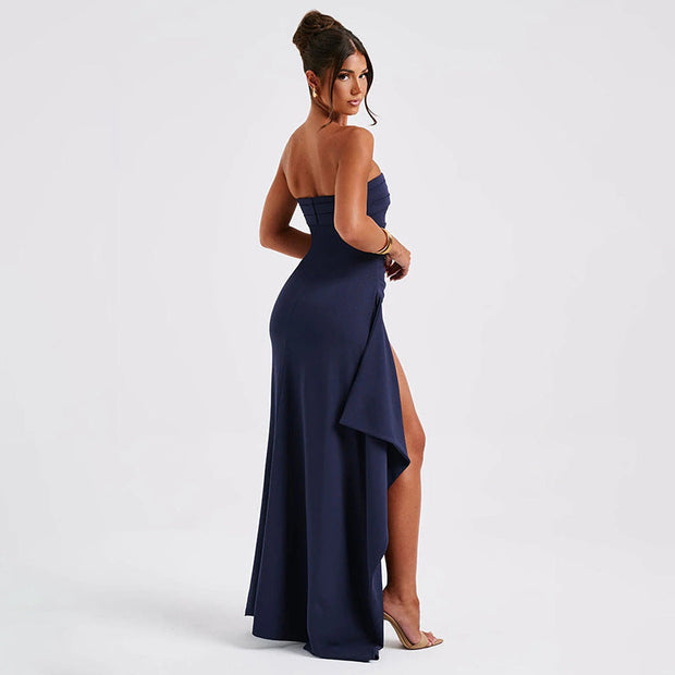 Isabella - Robe bustier avec fentes