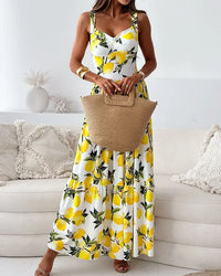 Madeline - Robe longue à imprimé floral