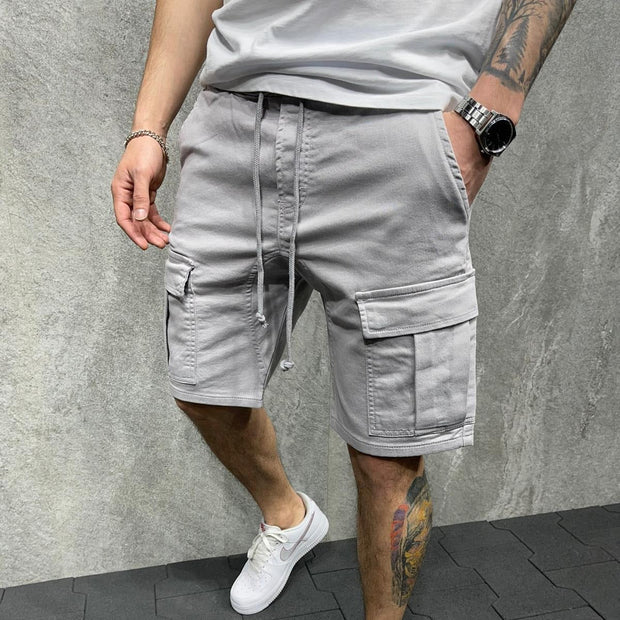 Short homme en coton avec poches cargo - Dario