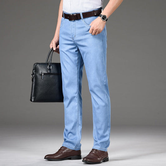 Gerade geschnittene Herrenjeans aus Baumwollstretch - Mateo
