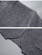 Herrenstrickjacke mit Mao-Kragen - Karl
