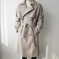 Manteau d'hiver en laine épaisse pour homme - Mareon